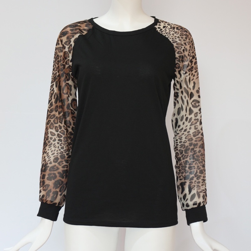 Leopard Patchwork T-Shirt - Picture 2 of 3